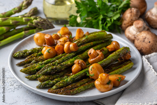 Roasted Green Asparagus and...