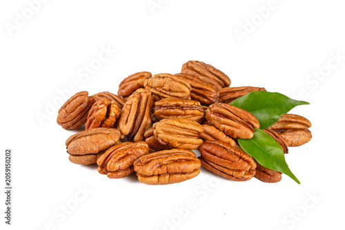 A pile of shelled pecan nut...