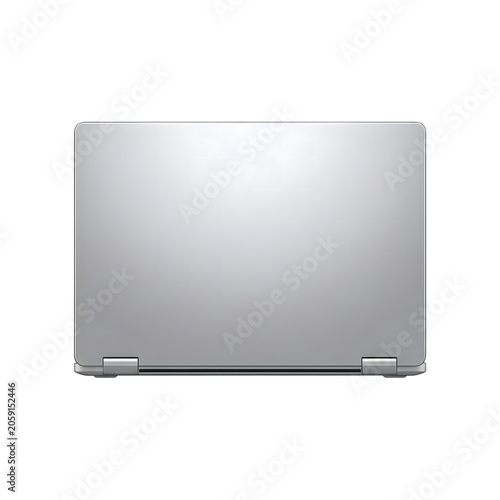 Minimalist white smartphone 3D render