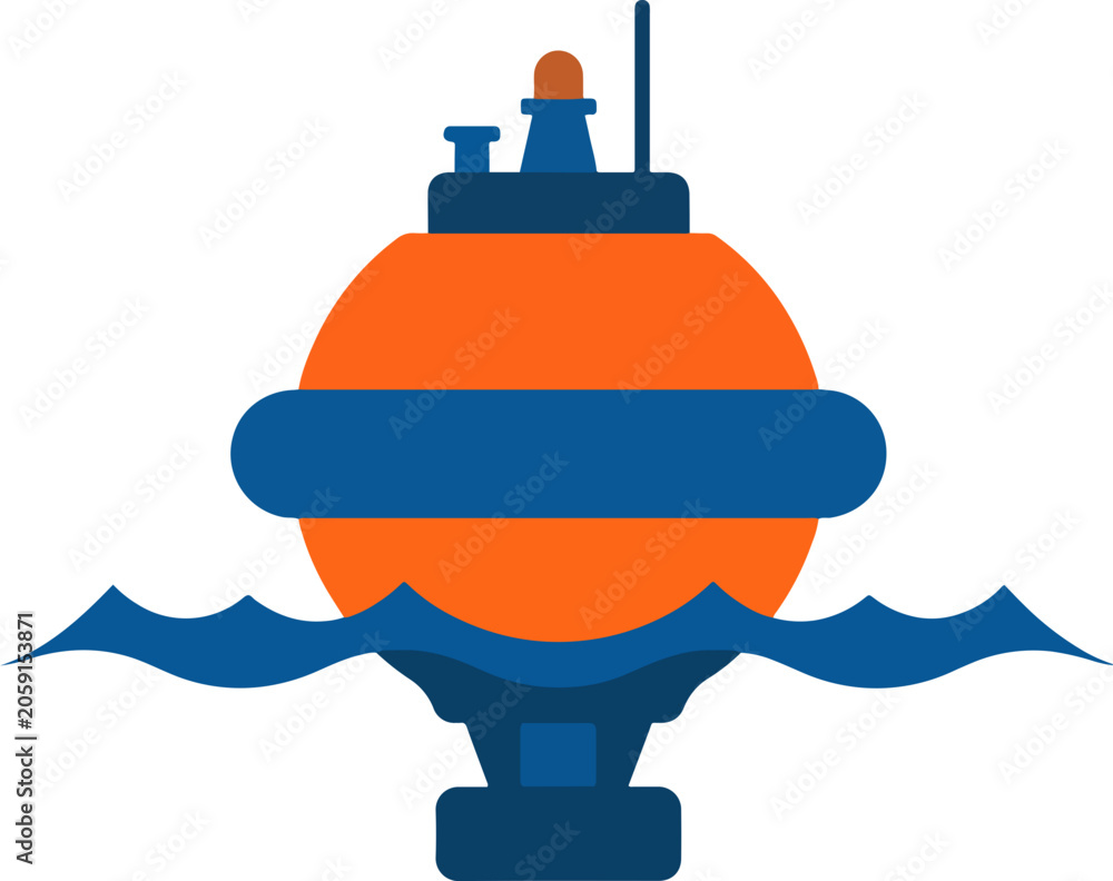 Obraz premium Buoy Navigation Sea Marker.