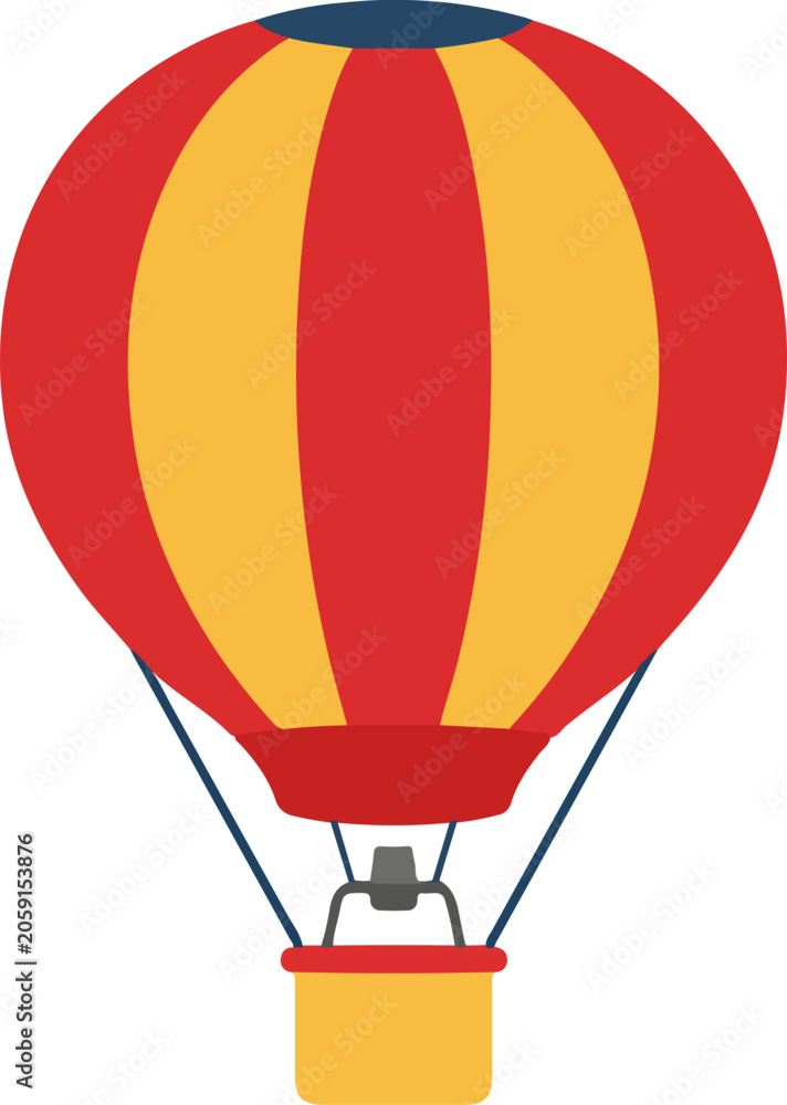 Fototapeta premium Colorful Hot Air Balloon.