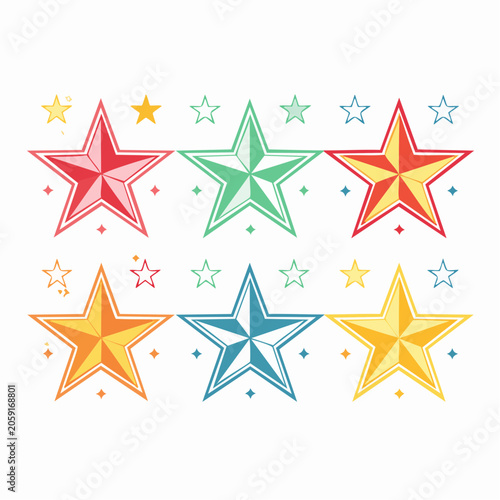 Colorful Star Collection