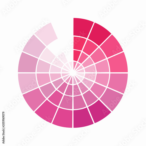 Pink Color Wheel