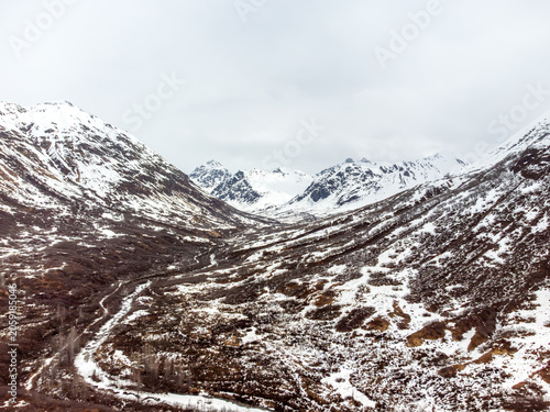 Snow-Capped Peaks of Alaska XII
