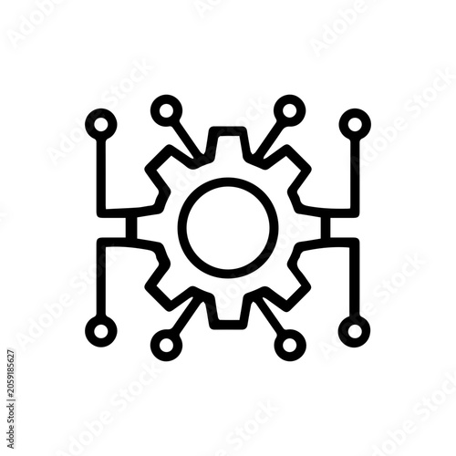 Tech Gear Icon