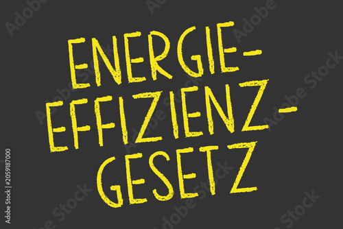 Energieeffizienzgesetz (EnEfG) an der Kreidetafel