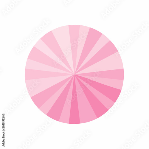 Pink radial pattern circle