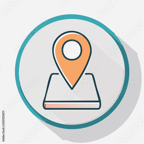 Location Pin Icon on Map