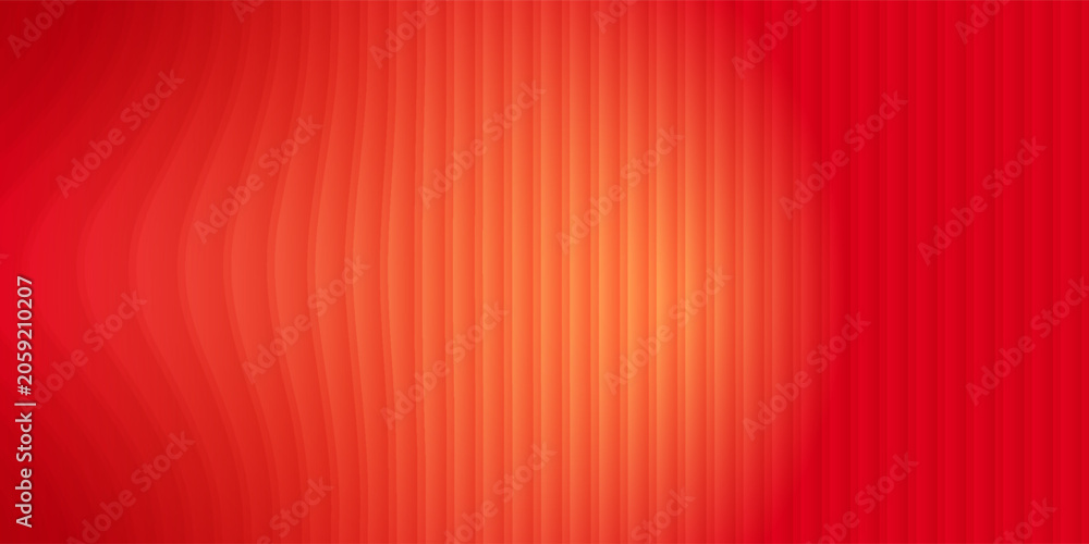 Obraz premium Abstract red background with wavy lines pattern. Vector illustration