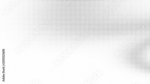 Obraz na płótnie Minimalist monochrome halftone pattern with varying dot density halftone minimal