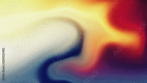 Abstract swirls of warm and cool colors with a textured effect