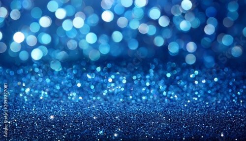 Blue Glitter Texture Christmas Abstract Background Abstract Blue Lights On Background Bokeh Blue Background