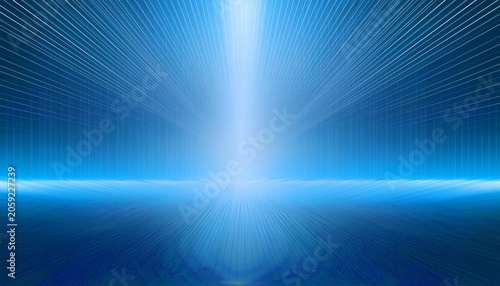 Blue Light Blank Art Backdrop