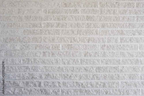 White Textured Brick Background 