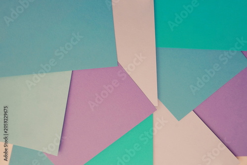 Shades of Blue, Purple and Lavender Color Blocks as Background 