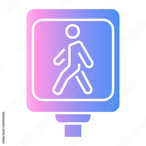Foto traffic Gradient icon