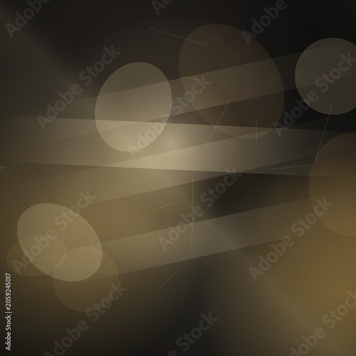 gold geometric spheres with lighting shadows