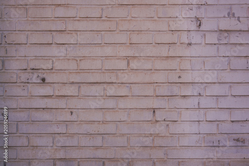 Εκτύπωση καμβά Old brick wall texture with visible mortar and cracks