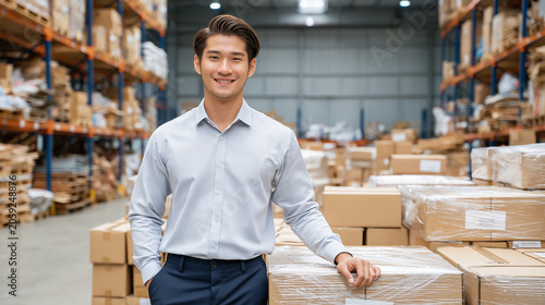 Warehouse Manager Standing ...