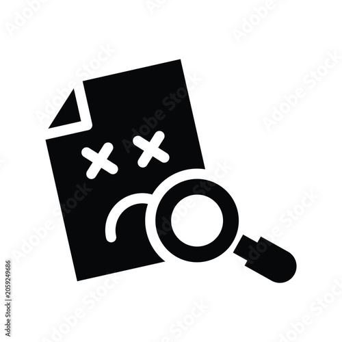page not found solid icon illustration vector graphic.eps