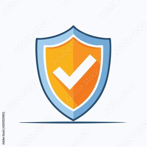 Shield with Check Mark Icon