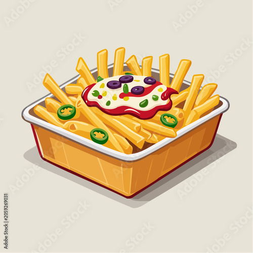 Loaded French Fries with Toppings