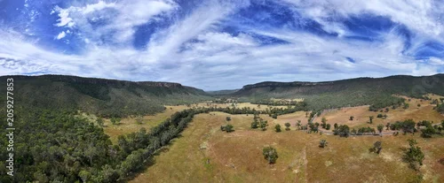 Panel kuchenny z motywem Spectacular aerial panorama of Cania Gorge Queensland Australia