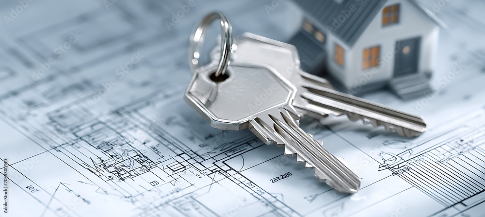 Obraz premium Concept own home - planning