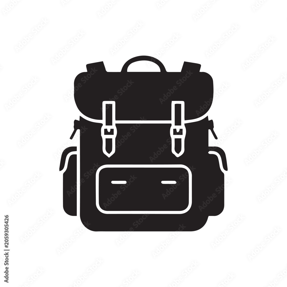 Fototapeta premium vector illustration of a bag