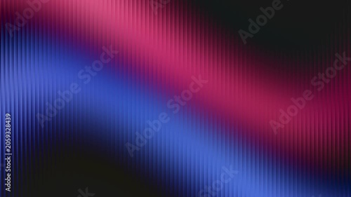 Abstract neon light waves background with pulsing pink and blue vertical gradient motion effect