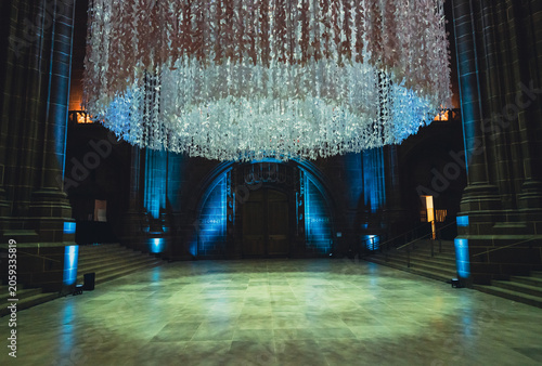 Photography interior design and religious decorations of Liverpool Cathedral