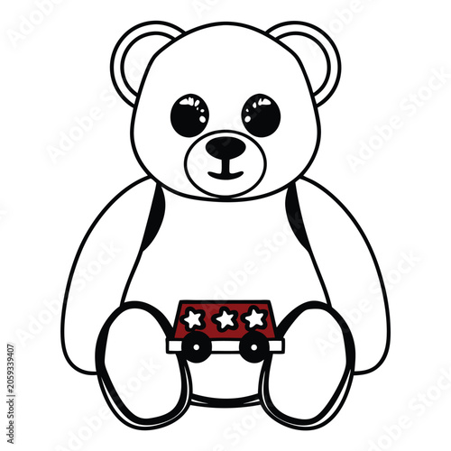 bear in a basket