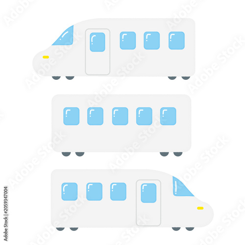 Obraz na płótnie 新幹線のイラスト/Shinkansen illustration