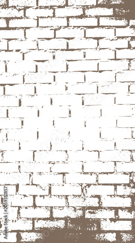 14-92. Brick Wall Surface Texture Vector Image.
