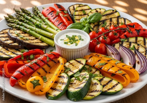 Sizzling Summer Harvest: A Colorful Medley of Grilled Bounty