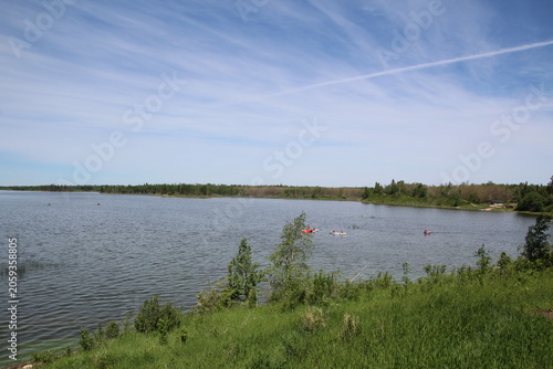 boat on the lake