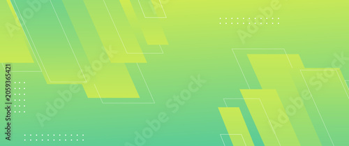 Foto A banner template with a soft green gradient