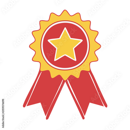 Flat design vector sun icon