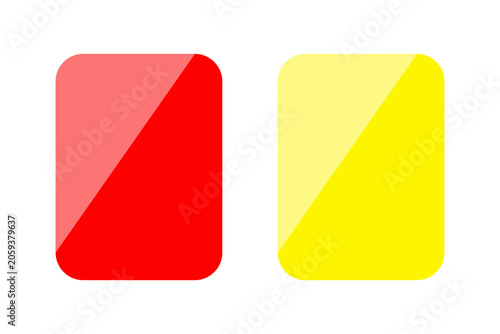 red and yellow card design vector art