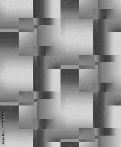 Photos Seamless abstract modern geometric texture with overlapping metallic sheen panel