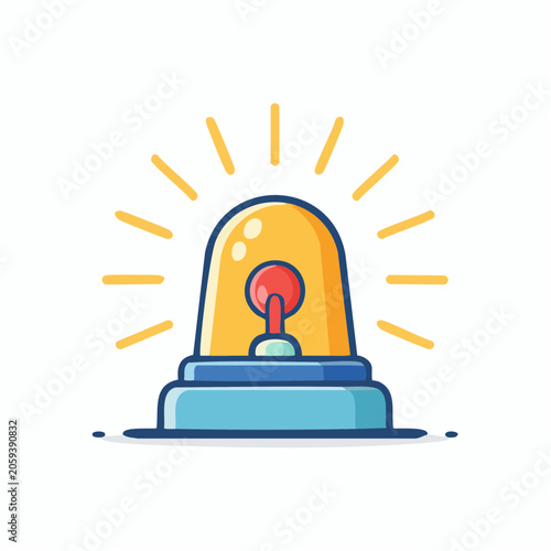 Flashing Warning Light Icon
