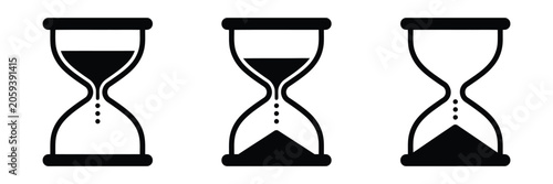Quadro su tela Hourglass icon set
