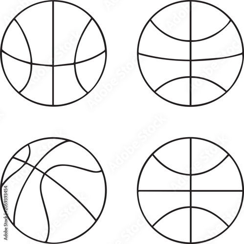 vector basketball icon