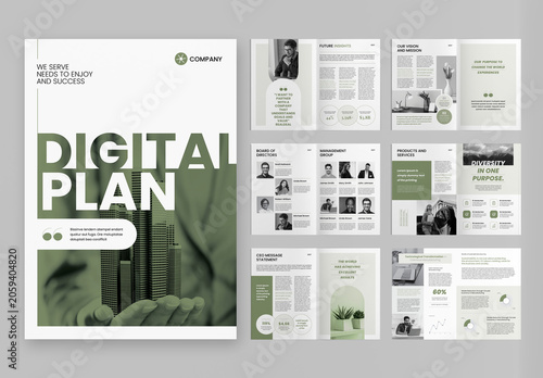Digital Plan Brochure Layout