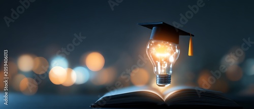 Creative concept of education and innovation.