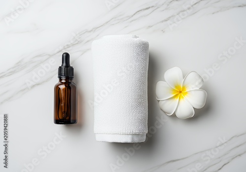 This is an image showing a roll of white towel next