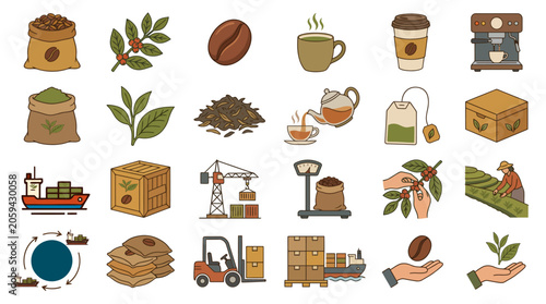 Coffee Beans and Production Process