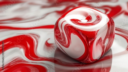 abstract red white marble texture swirl pattern liquid design fluid flow background wallpaper decorative art paint vertical format