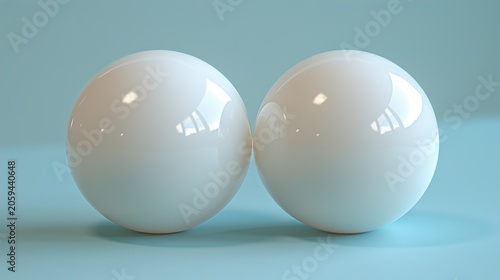 Elegant White Marble Ball Isolated On Clean White Background