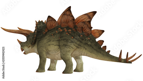 Photos Impressive 3D rendering of a spiked dinosaur.